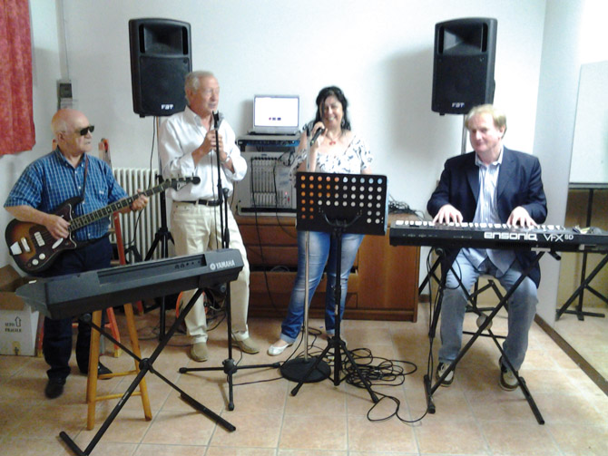 Da sinistra: Gaetano Marchese, Carlo Mappelli, Antonella Morbi, Flavio Trombetta