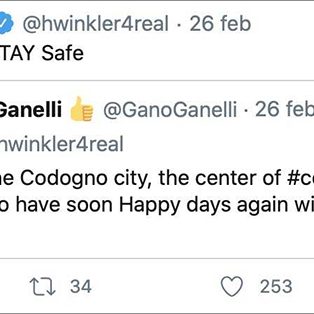 Il tweet di Henry Winkler