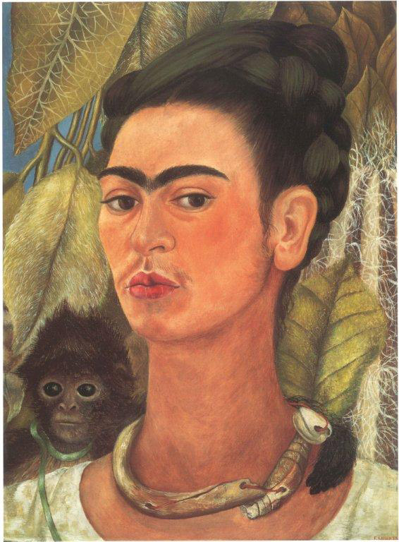 Autoritratto con scimmia Anno: 1938 Tecnica: olio su masonite Dim: cm 40.64 x 30.48 cm Prestatore: Collection Albright-Knox Art Gallery; Bequest of A. Conger Goodyear, 1966 (1966:9.10) Crediti: © Photo Tom Loonan © Banco de México Diego Rivera Frida Kahlo Museums Trust, Mexico, D.F. by SIAE 2018