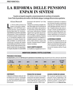 la riforma delle pensioni